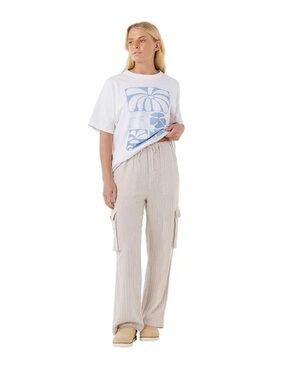 Rip Curl oceanic textured relaxed pants